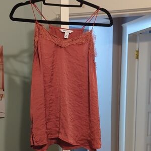 Nine West Terracotta Lace Cami Top
